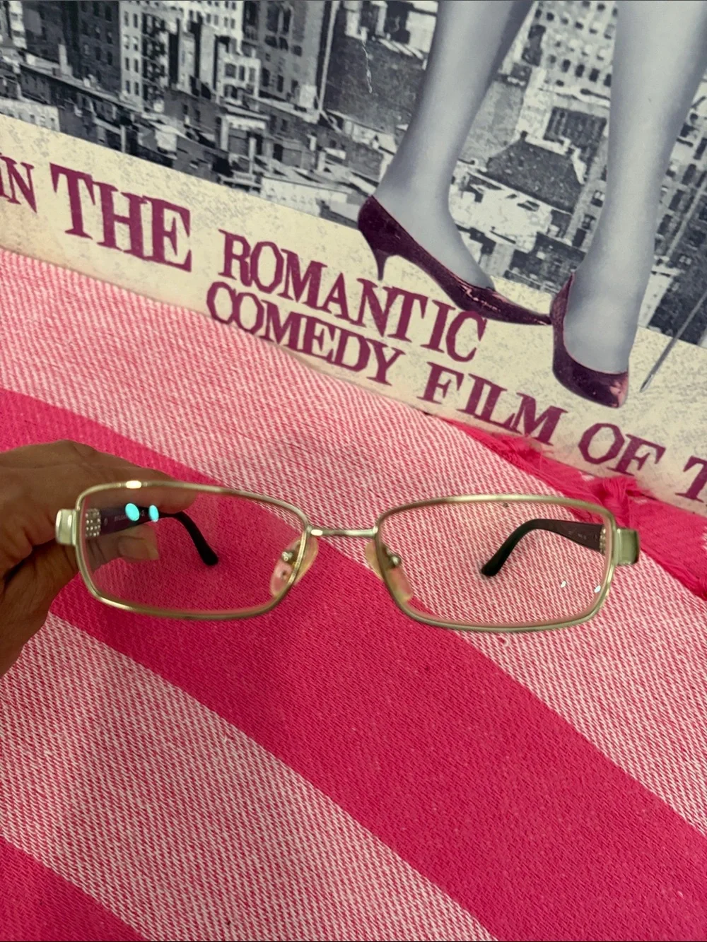 BVLGARI Gold and Black Optical Glasses